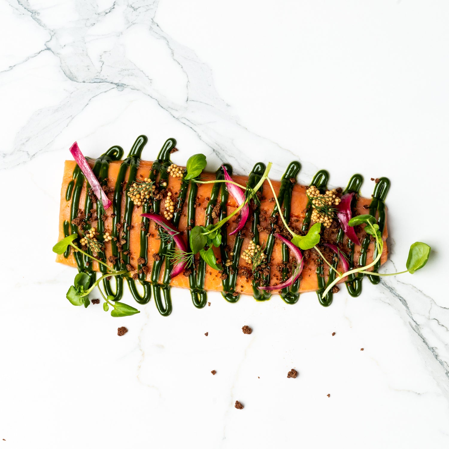 Grafin og léttreykt bleikja