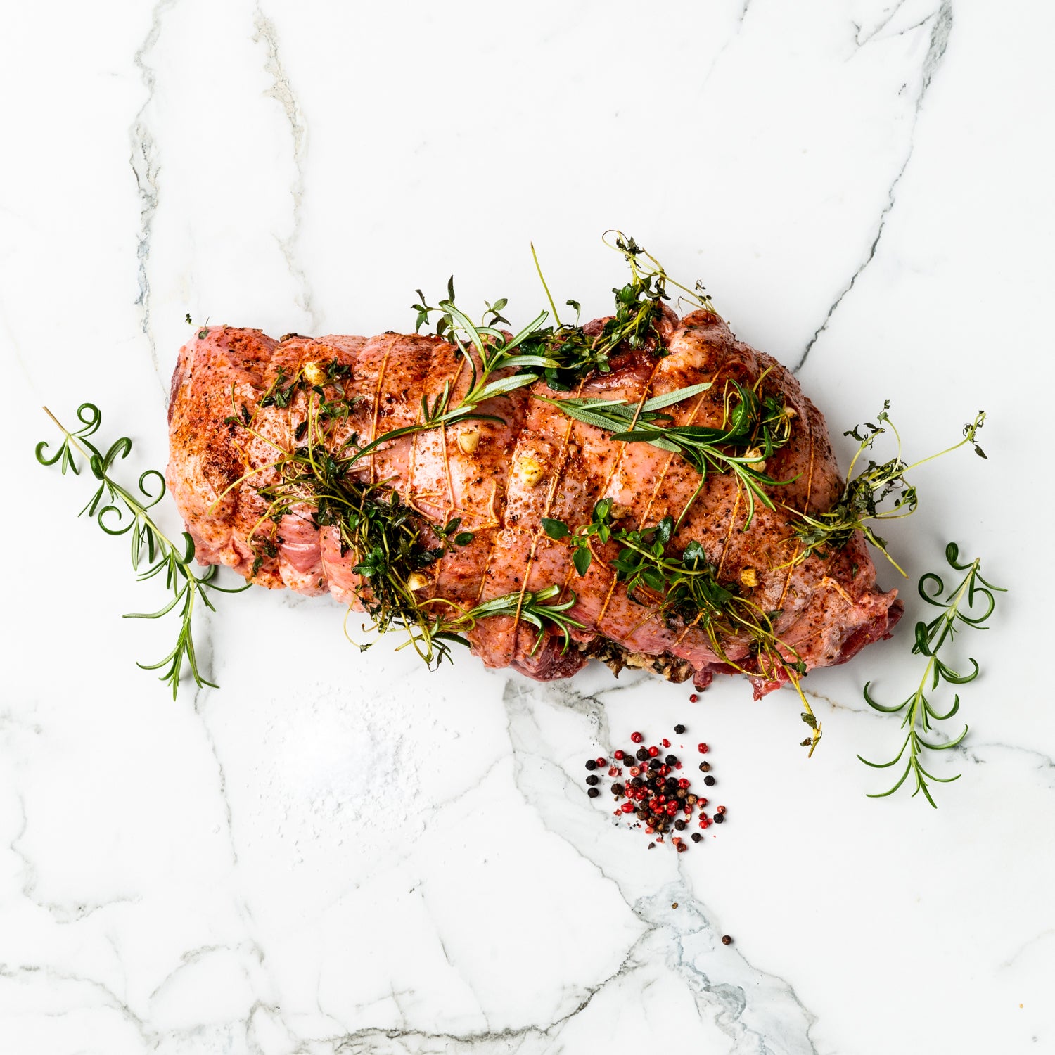 Úrbeinað og fyllt lambalæri