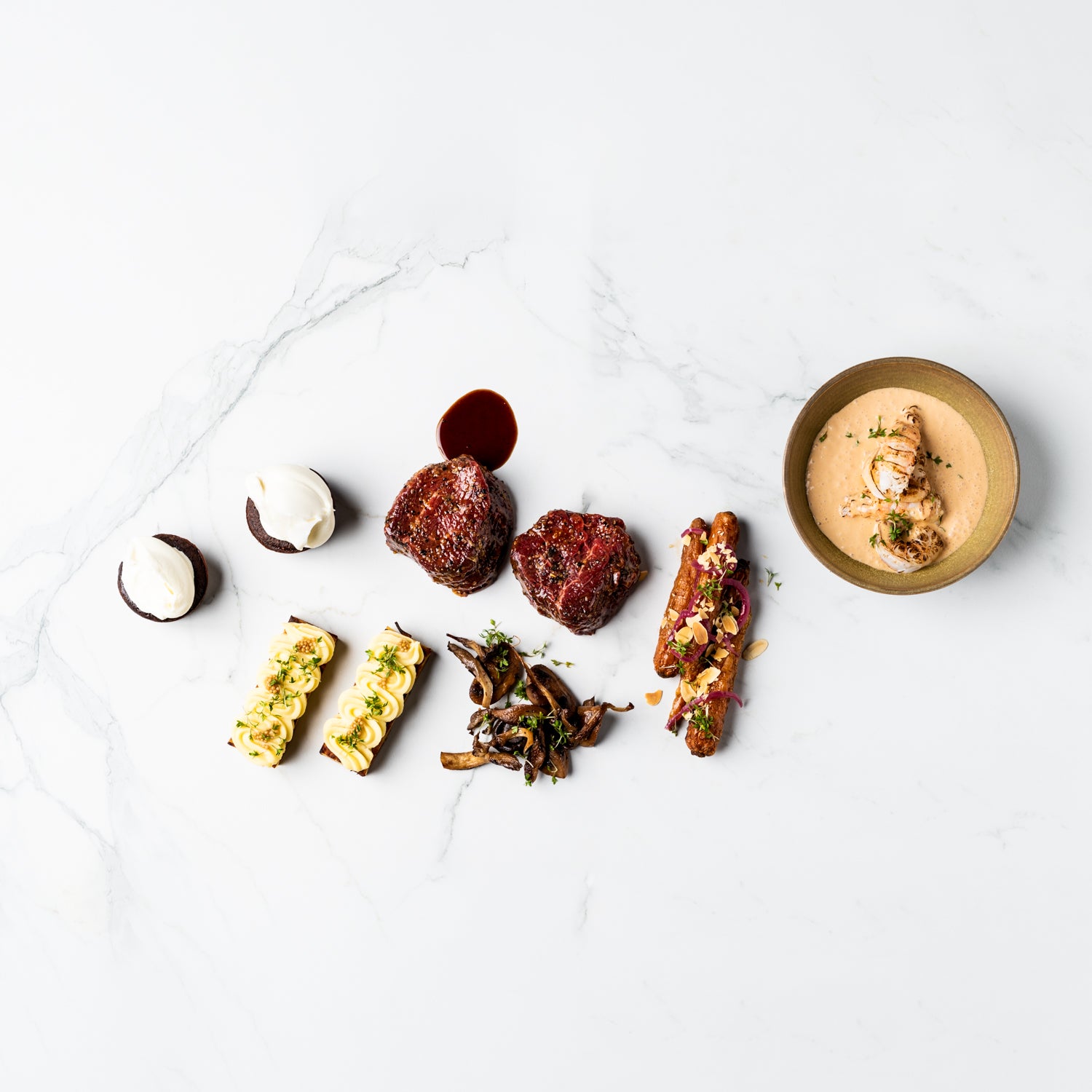 3 rétta sælkeramatseðill ''Date night''