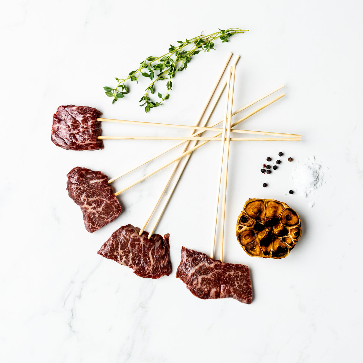 Wagyu-spjót