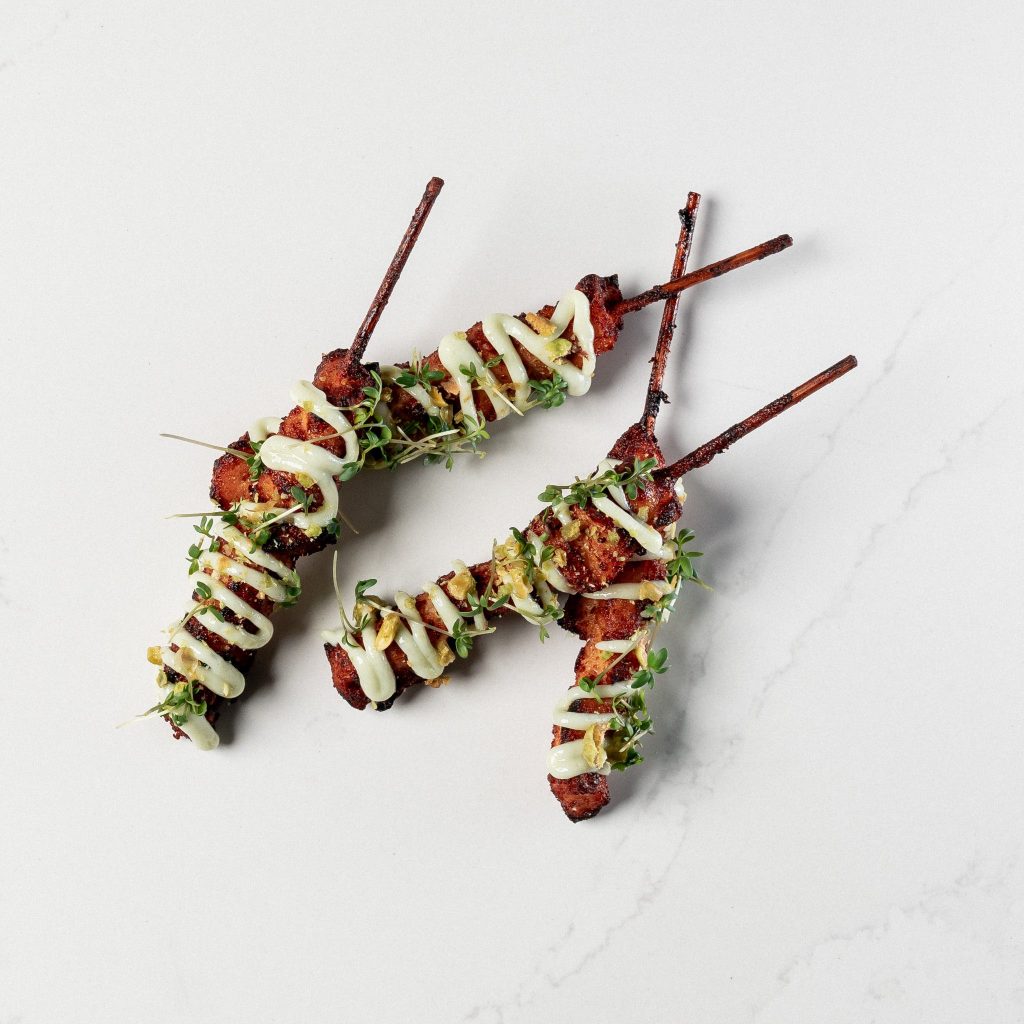 Satay kjúklingaspjót